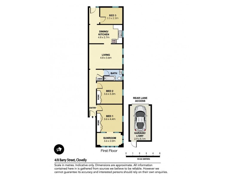4/8 Barry Street, Clovelly NSW 2031 Floorplan