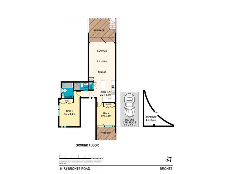 1/173 Bronte Road, Queens Park NSW 2022 Floorplan