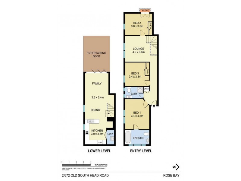 2/672 Old South Head Road, Rose Bay NSW 2029 Floorplan