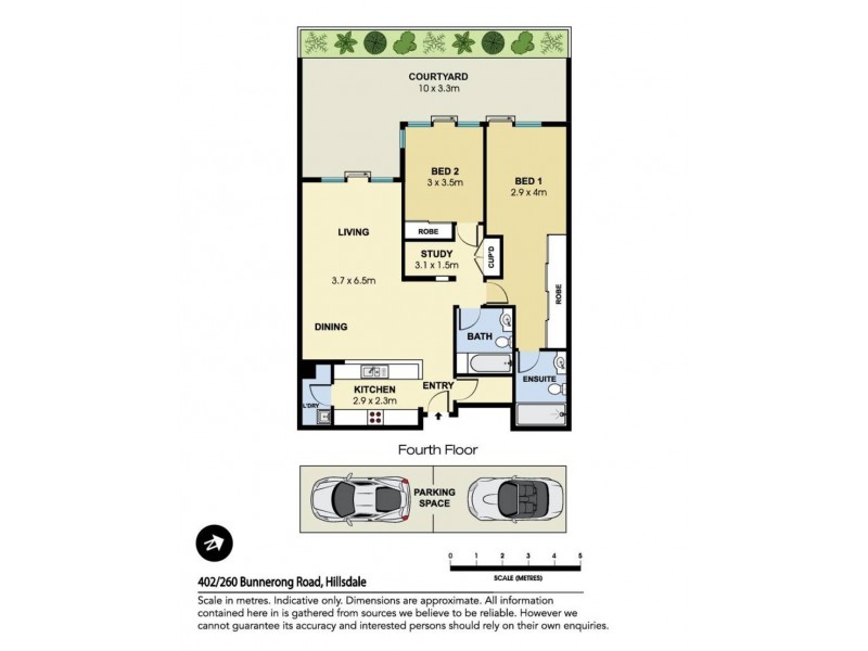 402/260 Bunnerong Road, Hillsdale NSW 2036 Floorplan