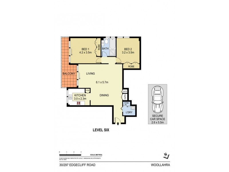 30/297 Edgecliff Road, Woollahra NSW 2025 Floorplan