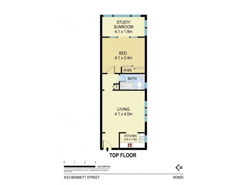 6/23 Bennett Street, Bondi NSW 2026 Floorplan