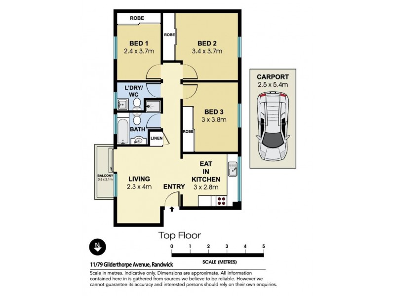 11/79 Gilderthorpe Avenue, Randwick NSW 2031 Floorplan
