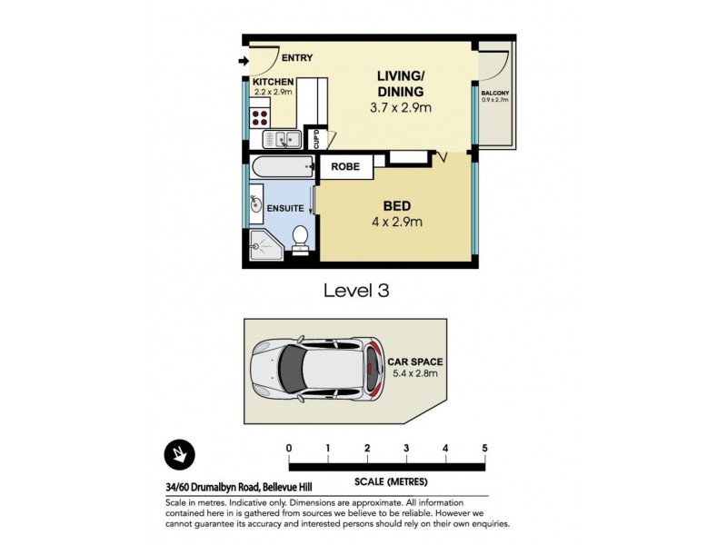 34/60 Drumalbyn Road, Bellevue Hill NSW 2023 Floorplan