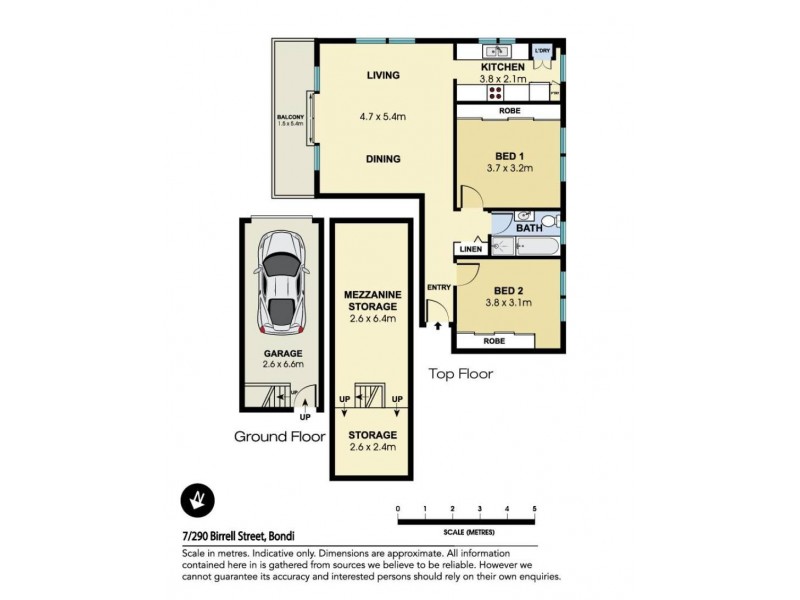 7/290 Birrell Street, Bondi Beach NSW 2026 Floorplan
