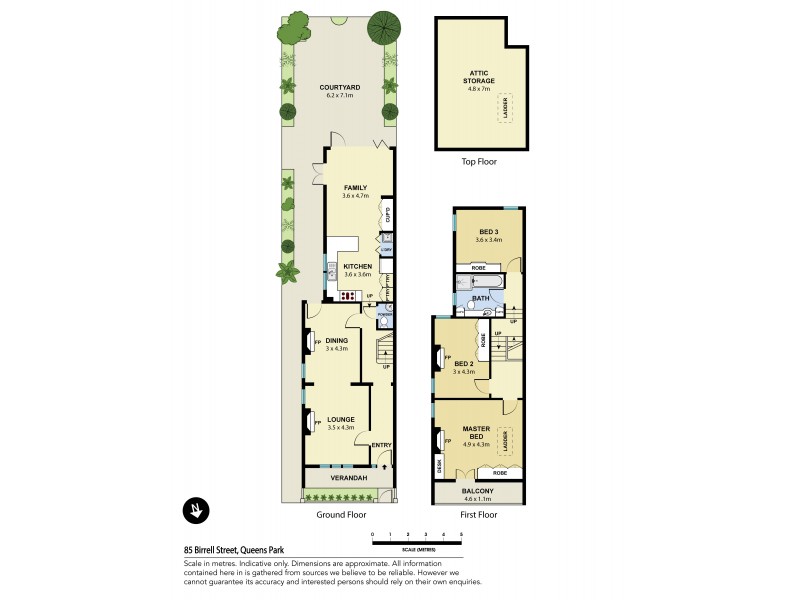 85 Birrell Street, Queens Park NSW 2022 Floorplan