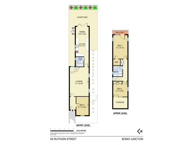 64 Ruthven Street, Bondi Junction NSW 2022 Floorplan