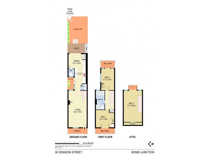 90 Denison Street, Bondi Junction NSW 2022 Floorplan