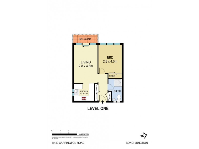 7/140 Carrington Road, Waverley NSW 2024 Floorplan