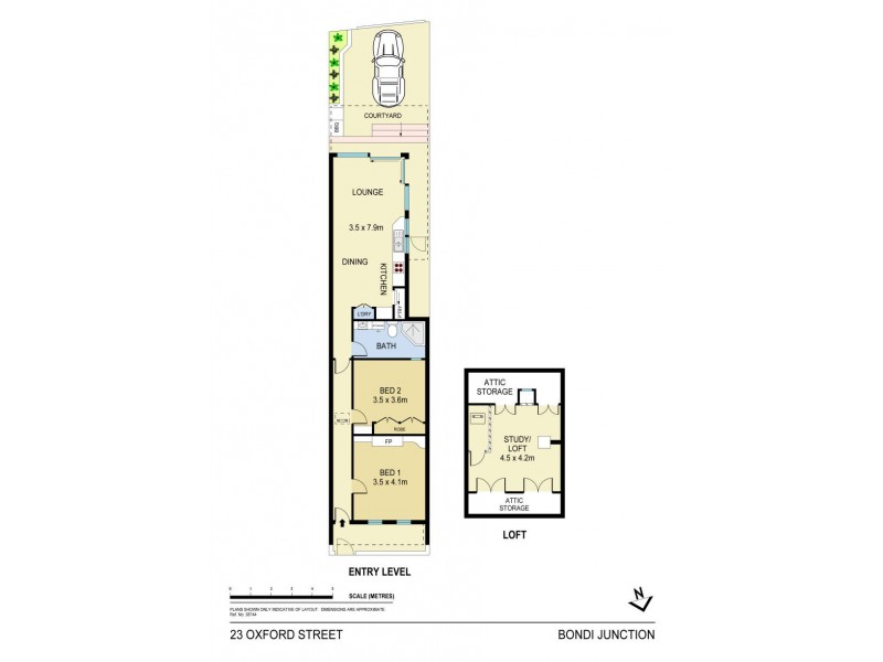 23 Oxford Street, Bondi Junction NSW 2022 Floorplan