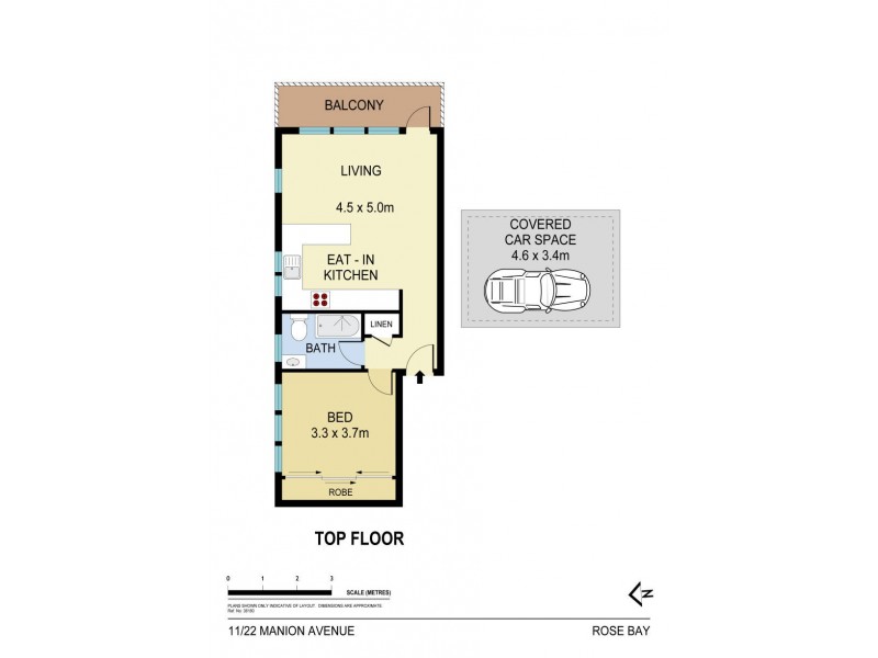 11/22 Manion Avenue, Rose Bay NSW 2029 Floorplan