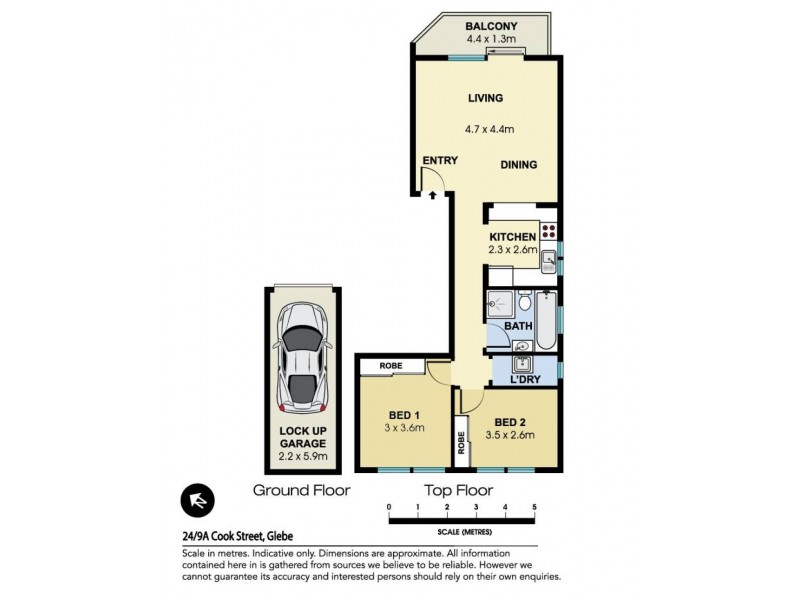 24/9A Cook Street, Glebe NSW 2037 Floorplan