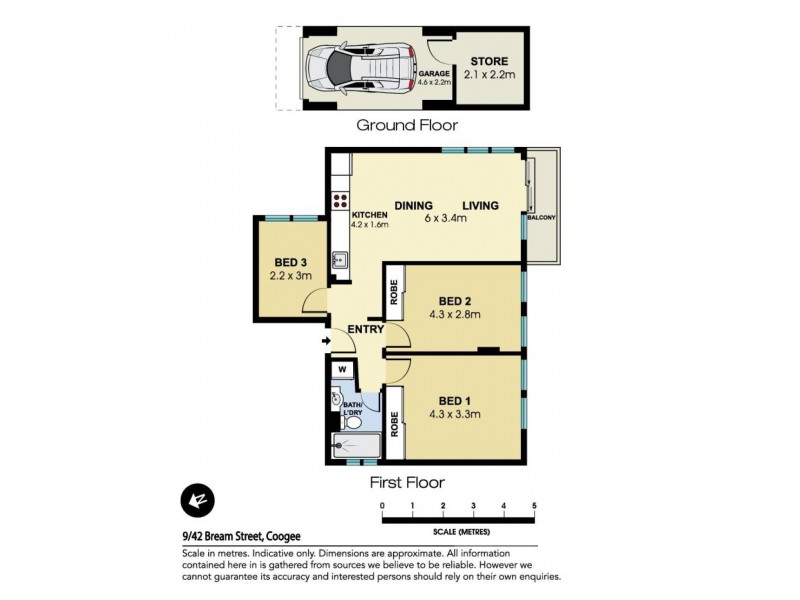 9/42 Bream Street, Coogee NSW 2034 Floorplan