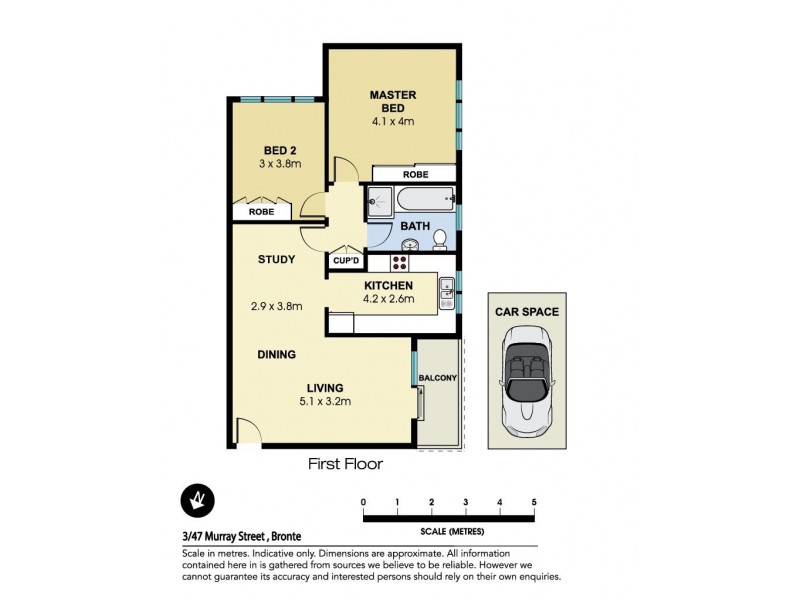 3/47 Murray Street, Bronte NSW 2024 Floorplan