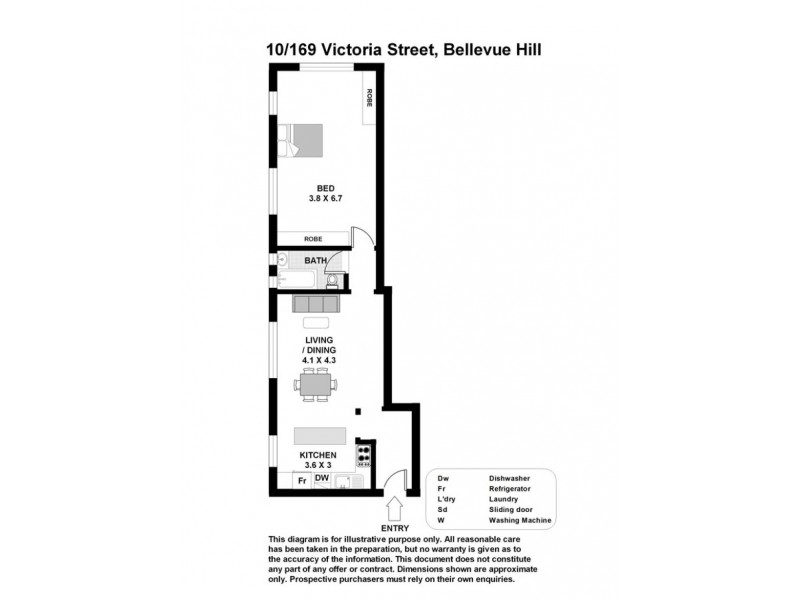 10/169 Victoria Road, Bellevue Hill NSW 2023 Floorplan