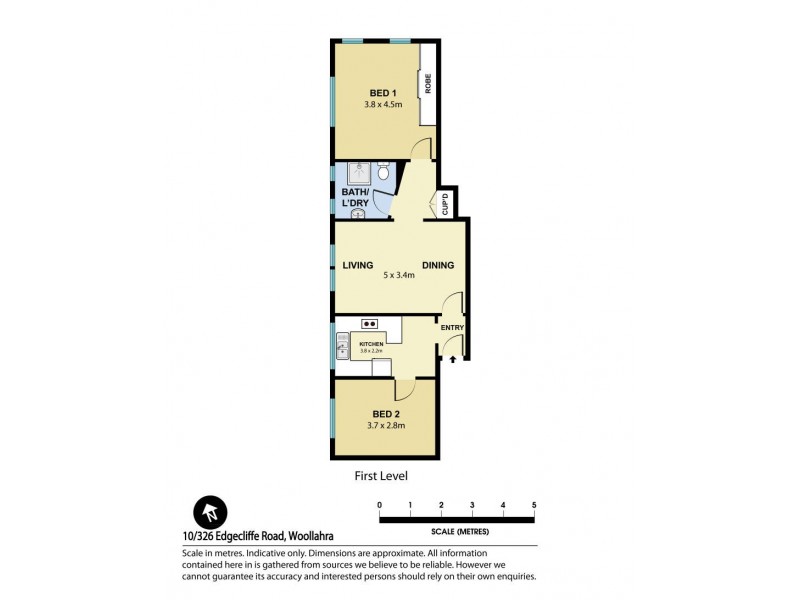 10/326 Edgecliiff Road, Woollahra NSW 2025 Floorplan