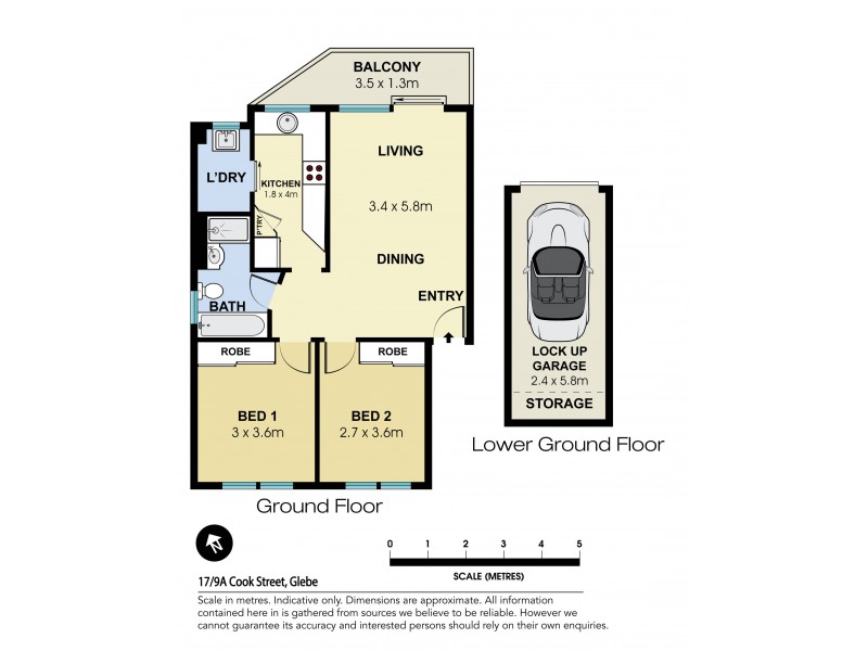 17/9a Cook Street, Glebe NSW 2037 Floorplan