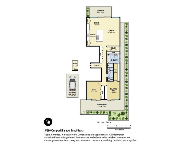 3/280 Campbell Parade, Bondi Beach NSW 2026 Floorplan