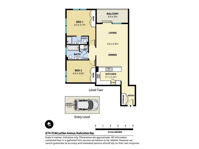 8/74-76 McLachlan Avenue, Rushcutters Bay NSW 2011 Floorplan