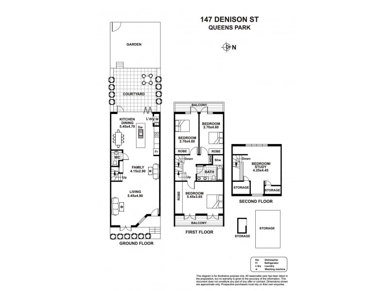 147 Denison Street, Queens Park NSW 2022 Floorplan