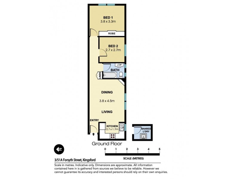 3/51a Forsyth Street, Kingsford NSW 2032 Floorplan