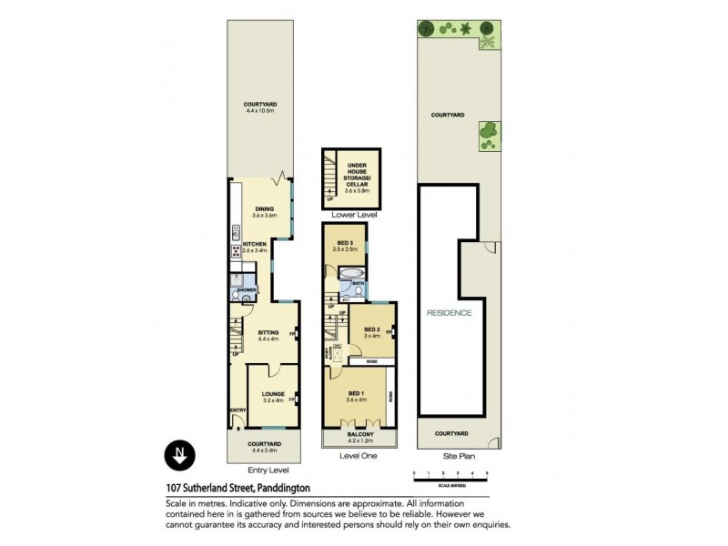 107 Sutherland Street, Paddington NSW 2021 Floorplan