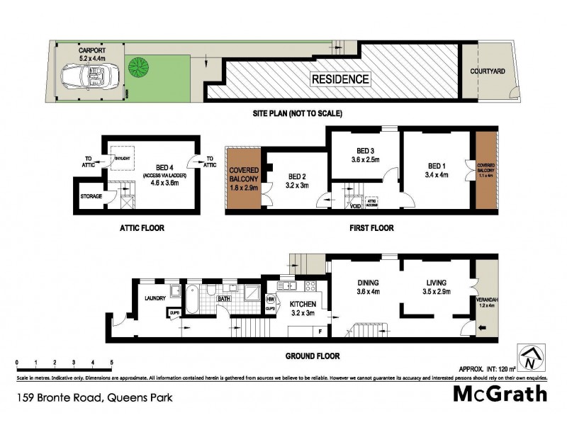 159 Bronte Road, Queens Park NSW 2022 Floorplan