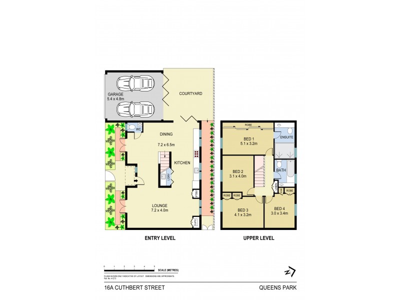 16a Cuthbert Street, Queens Park NSW 2022 Floorplan
