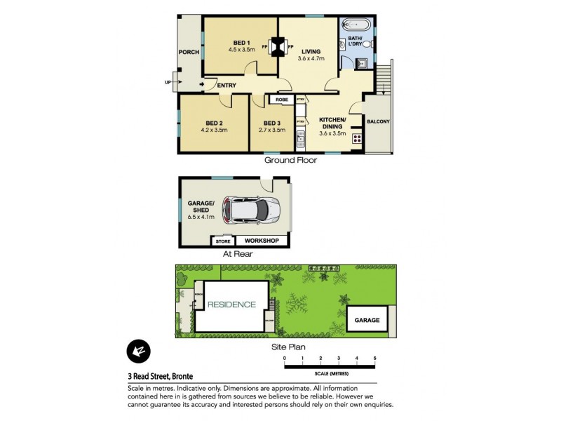 3 Read Street, Bronte NSW 2024 Floorplan