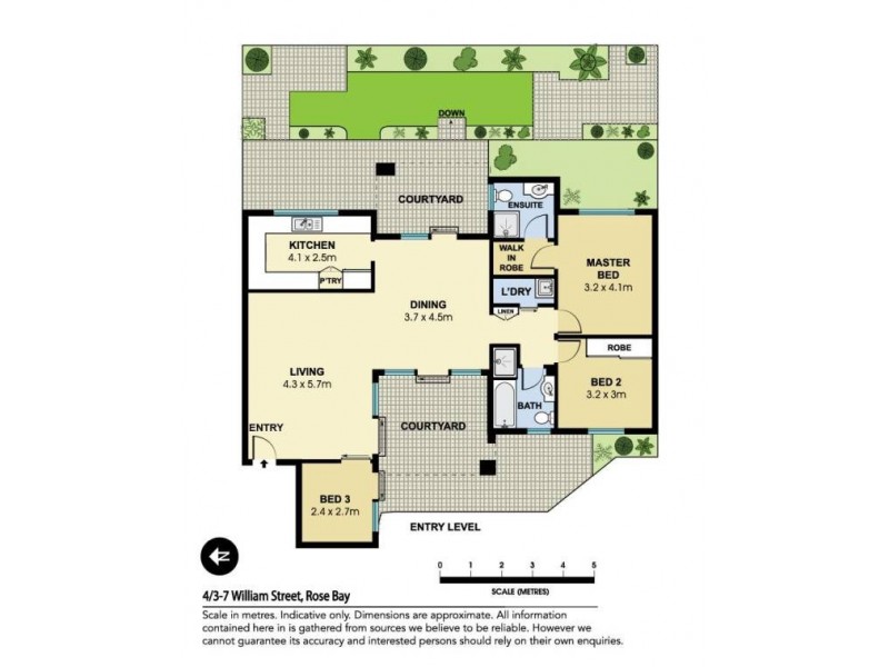 4/3-7 William Street, Rose Bay NSW 2029 Floorplan