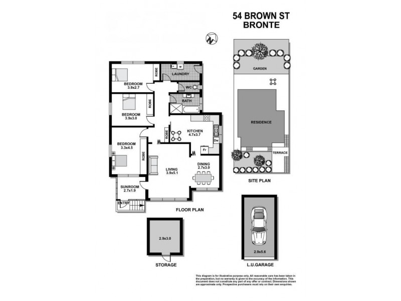 54 Brown Street, Bronte NSW 2024 Floorplan