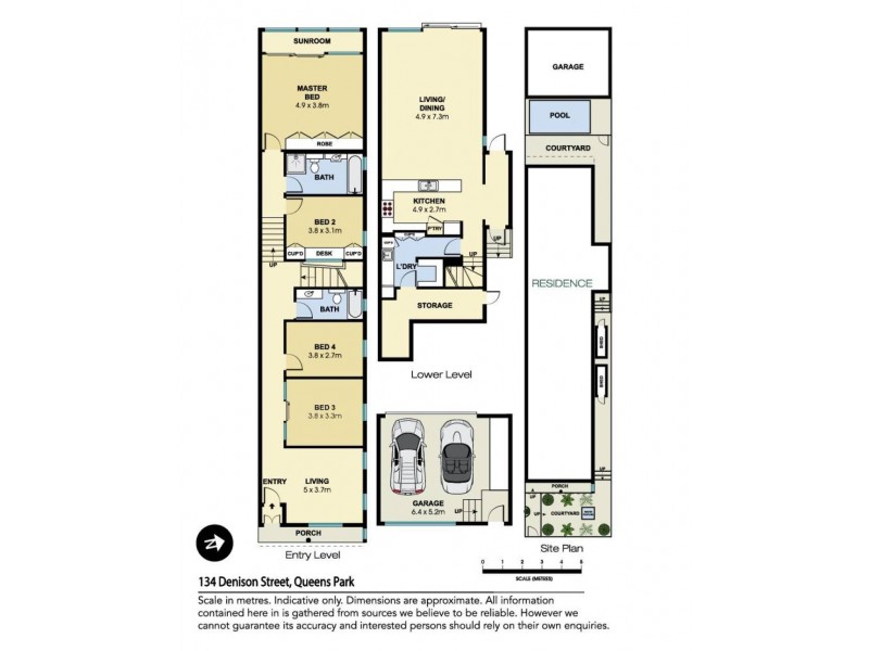 134 Denison Street, Queens Park NSW 2022 Floorplan