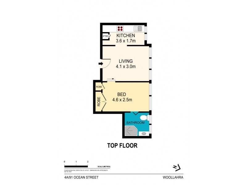 4a/91 Ocean Street, Woollahra NSW 2025 Floorplan
