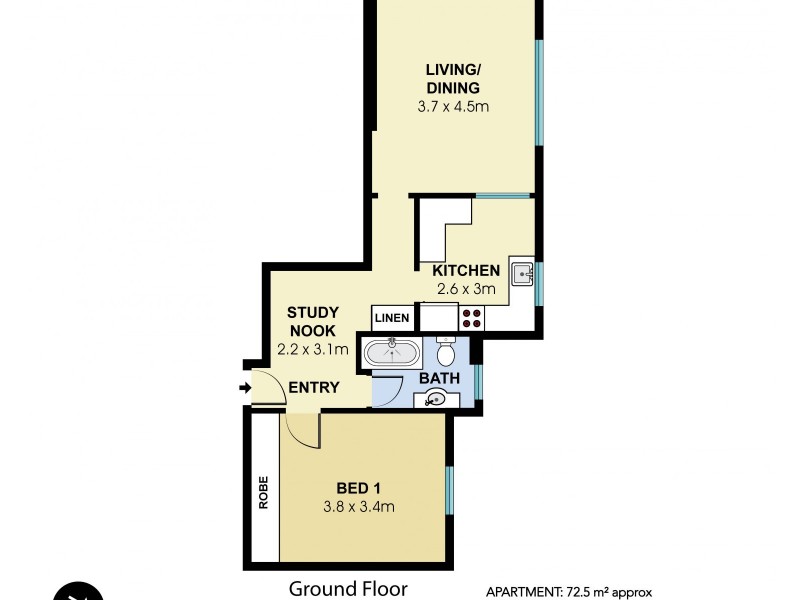 8/52 Bellevue Road, Bellevue Hill NSW 2023 Floorplan