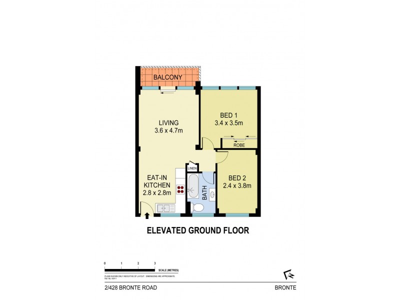 2/428 Bronte Road, Bronte NSW 2024 Floorplan