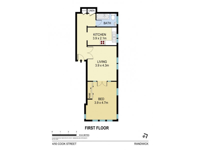 4/50 Cook Street, Randwick NSW 2031 Floorplan