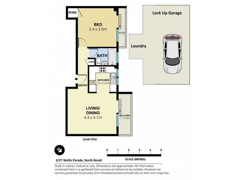 2/27 Wallis Parade, North Bondi NSW 2026 Floorplan