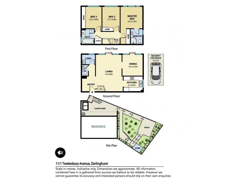 11/1 Tewkesbury Avenue, Darlinghurst NSW 2010 Floorplan