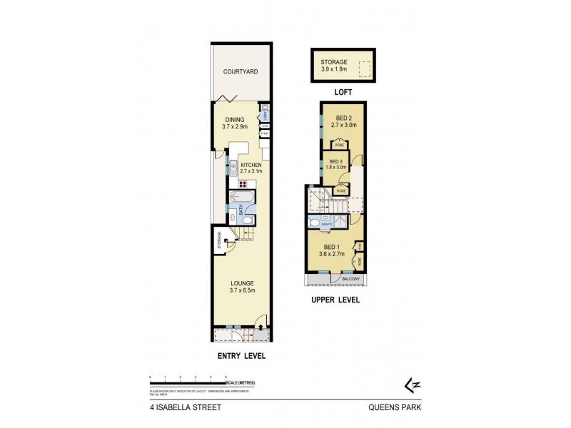 4 Isabella Street, Queens Park NSW 2022 Floorplan