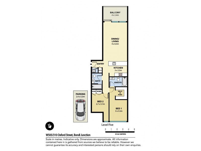 W505/310 Oxford Street, Bondi Junction NSW 2022 Floorplan