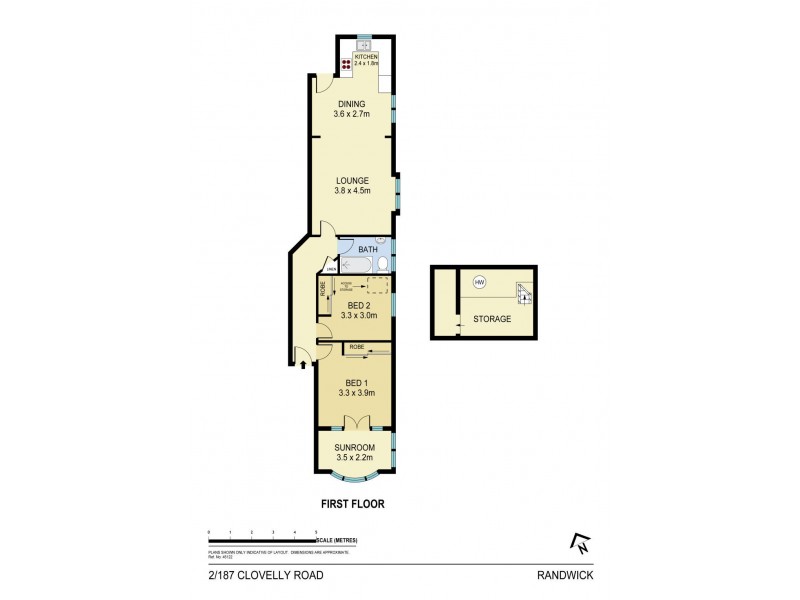 2/187 Clovelly Road, Randwick NSW 2031 Floorplan