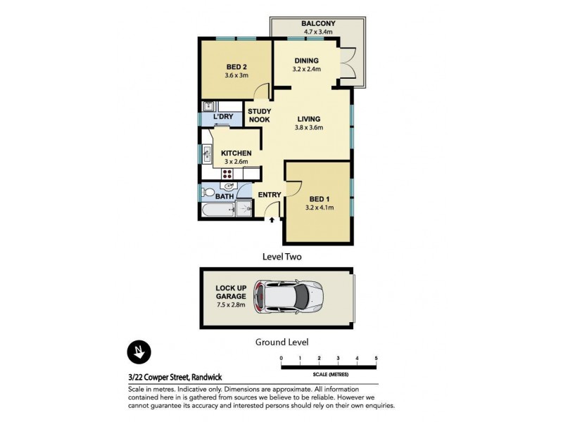 3/22 Cowper Street, Randwick NSW 2031 Floorplan