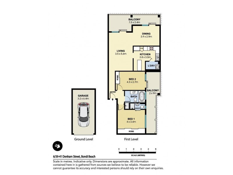 6/39-41 Denham Street, Bondi Beach NSW 2026 Floorplan