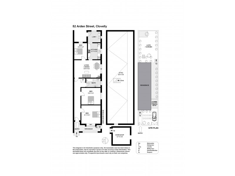52 Arden Street, Clovelly NSW 2031 Floorplan