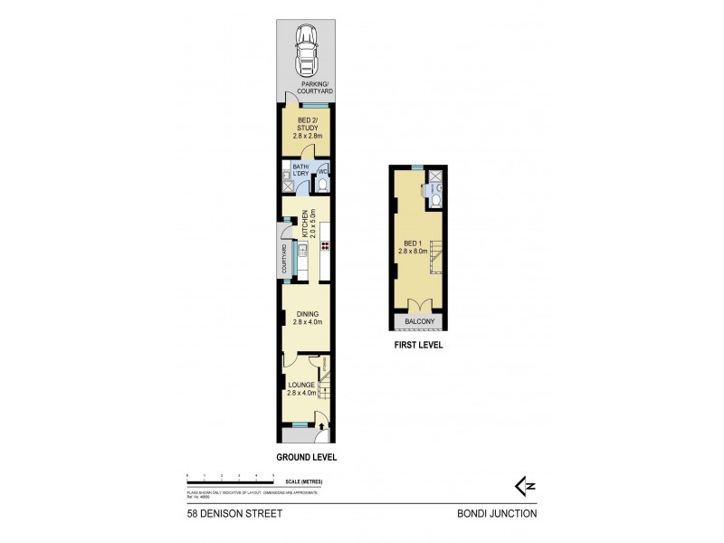 58 Denison Street, Bondi Junction NSW 2022 Floorplan