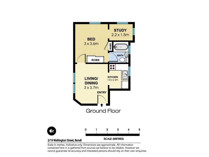 2/19 Wellington Street, Bondi Beach NSW 2026 Floorplan