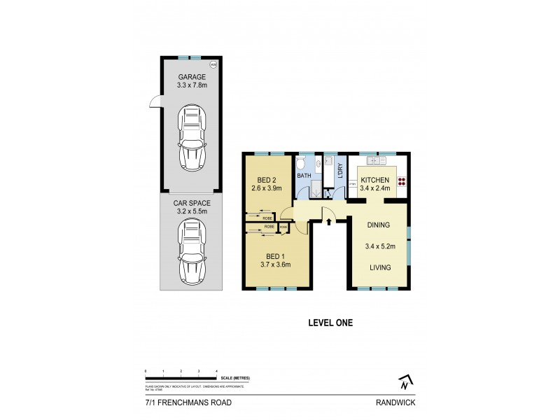 7/1 Frenchmans Road, Randwick NSW 2031 Floorplan