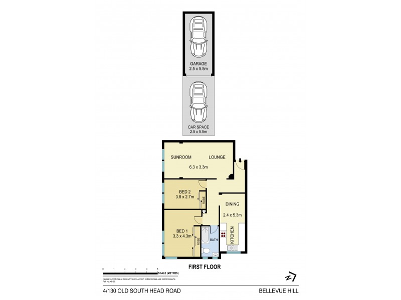 4/130 Old South Head Road, Bellevue Hill NSW 2023 Floorplan