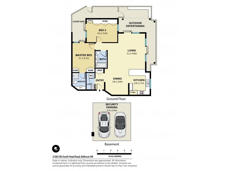 3/260 Old South Head Road, Bellevue Hill NSW 2023 Floorplan