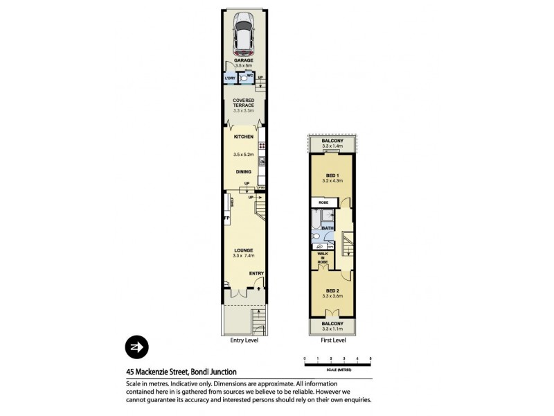 45 Mackenzie Street, Bondi Junction NSW 2022 Floorplan